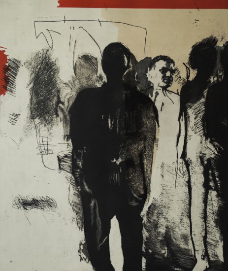 On emigration | intaglio | 100 x120cm | 2017